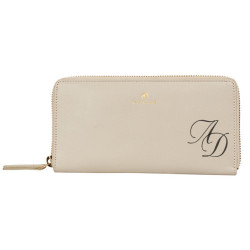 Кошелёк женский с гравировкой Monaco Ivory CROSS, цвет слоновая кость