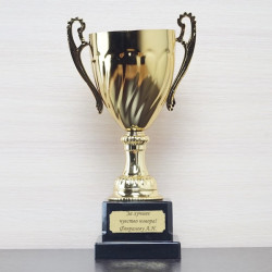 Наградной кубок с гравировкой "Победа"