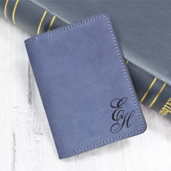 Обложка для паспорта с отделениями для карт и документов “Soft Blue”