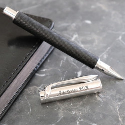 Ручка из серебра 925 пробы с гравировкой "Маэстро"