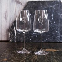 Бокалы для вина с персональной гравировкой «Lord»