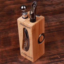 Набор аксессуаров для вина с гравировкой