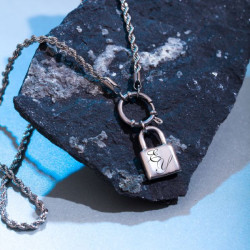 Кулон с персональной гравировкой "Nova",цвет серебряный