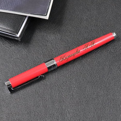 Ручка-роллер Pierre Cardin «Liberty» с гравировкой, цвет красный
