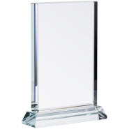 Наградная стела с гравировкой Pictory, в подарочной коробке, стекло