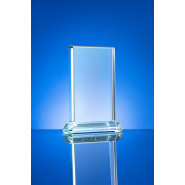 Наградная стела с гравировкой Pictory, в подарочной коробке, стекло