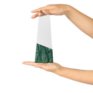 Стела с именной гравировкой Worldfir, стекло