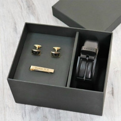 Подарочный набор мужских аксессуаров с персональной гравировкой "Капитолий"