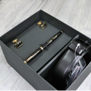 Подарочный набор мужских аксессуаров с персональной гравировкой "Портобелло"