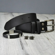 Подарочный набор мужских аксессуаров с персональной гравировкой "Малекон"