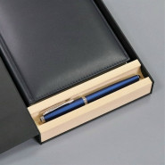Набор кожаный ежедневник и ручка Pierre Cardin в подарочной коробке с гравировкой "Толедо"