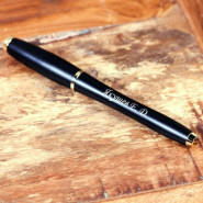 Набор кожаный ежедневник с золотым срезом + ручка Parker с гравировкой в подарочной коробке