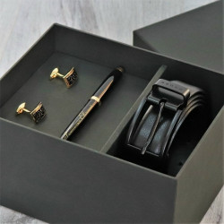 Подарочный набор мужских аксессуаров с персональной гравировкой "Портобелло"