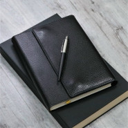 Подарочный набор кожаный ежедневник и ручка Parker с гравировкой "Мичиган"