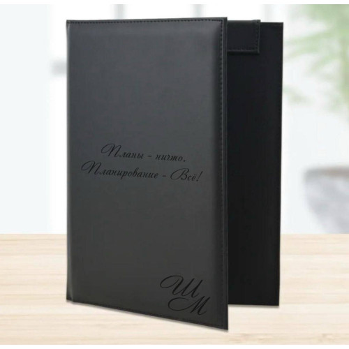 Папка для документов А4 «Таймс», цвет чёрный