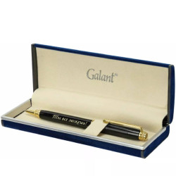 Ручка в подарочной коробке с гравировкой «Галант», цвет чёрный