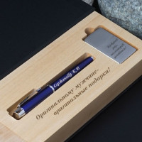 Подарочный набор ручка Parker и зажигалка Zippo "Секрет успеха" с гравировкой