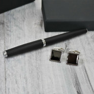 Подарочный набор запонки и ручка Pierre Cardin с персональной гравировкой "Лоренцо"