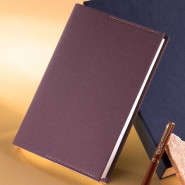 Именной ежедневник со сменным блоком «Index», цвет коричневый