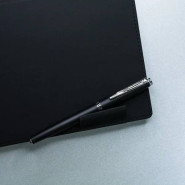 Именной ежедневник с гибкой обложкой, покрытием soft touch «Дженга», цвет чёрный