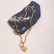 Кулон с персональной гравировкой "Nova",цвет золотой