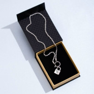 Кулон с персональной гравировкой "Nova",цвет серебряный