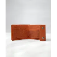 Портмоне на кнопках с гравировкой "Балтимор", цвет рыжий