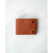 Портмоне на кнопках с гравировкой "Балтимор", цвет рыжий