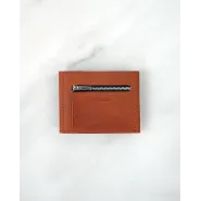 Портмоне на кнопках с гравировкой "Балтимор", цвет рыжий