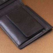 Портмоне с гравировкой "Клайм", цвет черный