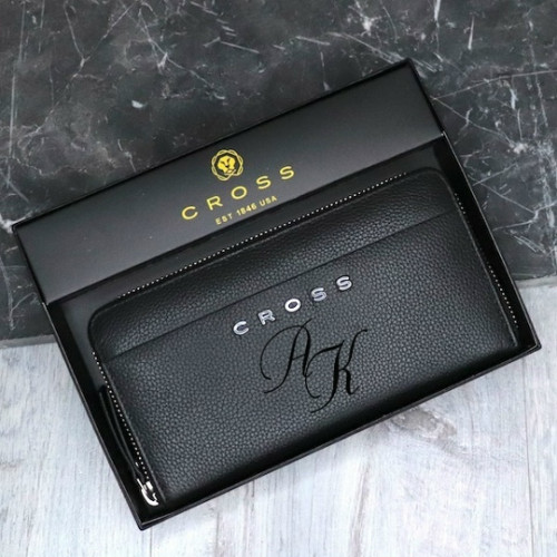 Кошелёк кожаный женский Cross «Космос» с гравировкой
