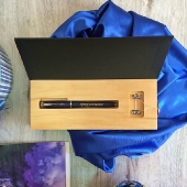 Эксклюзивный набор ручка  Parker + серебряные запонки в коробке