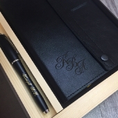 Набор дизайнерский ежедневник и ручка Parker в подарочной коробке