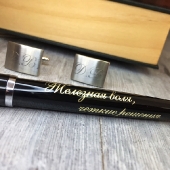 Подарочный набор ручка Parker и запонки  