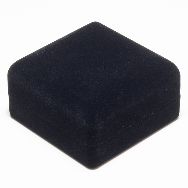 Коробка для браслетов, бархат, цвет черный (+400р)