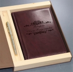 Персональный набор ежедневник и ручка Pierre Cardin с гравировкой Galant