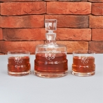 Набор штоф и 2 бокала для виски с гравировкой Malt