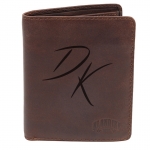 бумажник мужской с гравировкой, цвет коричневый
