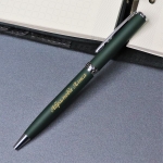 Шарикова ручка Pierre Cardin Unique с гравировкой, цвет зеленый