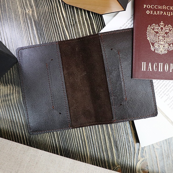 Обложка для паспорта с гравировкой Арго