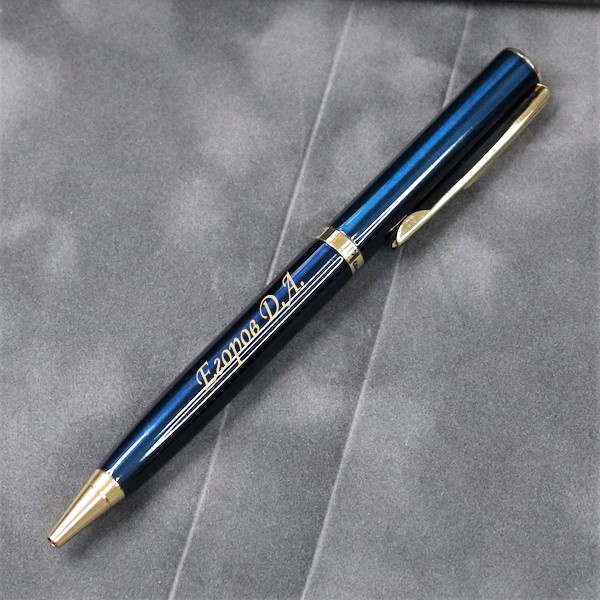 Ручка с гравировкой в чехле, Pierre Cardin